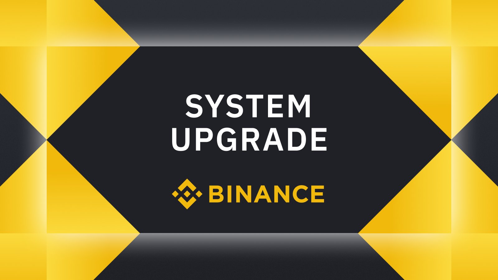 binance system upgrade